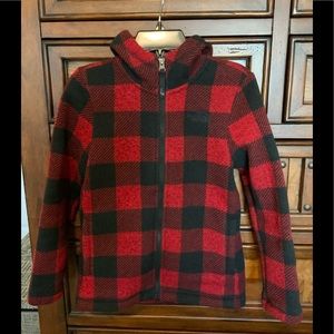North Face Girl’s Hooded Sweater Jacket 7-8